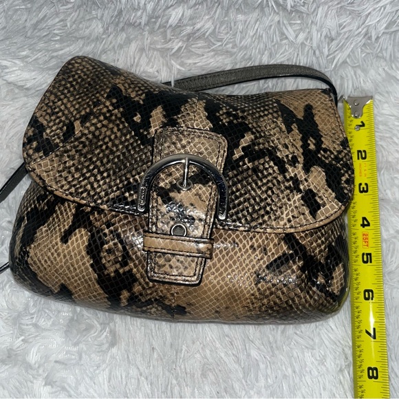 COACH Vintage Exotic Soho Python Snake Embossed Mini Crossbody - Picture 10 of 16